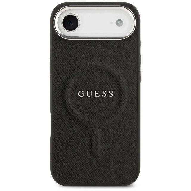 Etui Guess Classic Logo MagSafe na iPhone 17 Air - Czarny