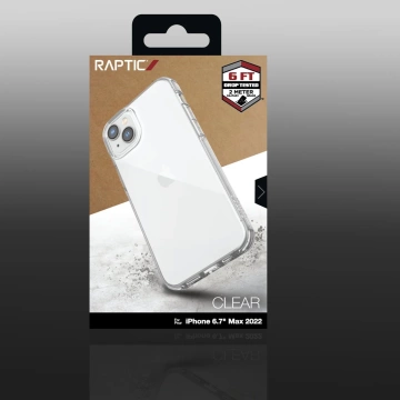 Raptic Clear Case for iPhone 14 Plus transparent armored cover