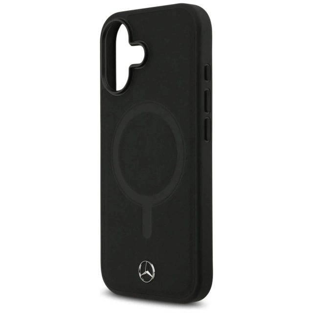 Etui do iPhone 17 Mercedes-Benz Smooth Leather MagSafe Black