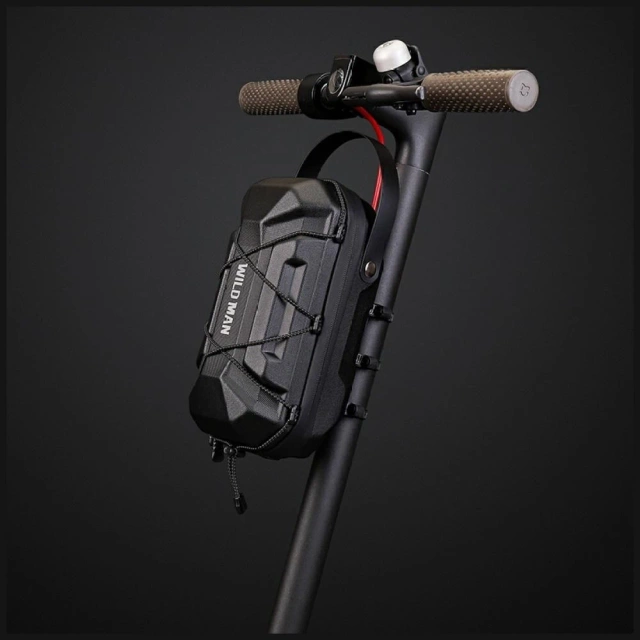Чохол для самоката WILDMAN GD6X Plus 3L, сумка на раму, чорна, PU, EVA