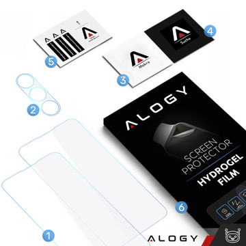 Tvrzené sklo pro Samsung Galaxy S23 FE 2x ochranná fólie na displej 1x čočka objektivu fotoaparátu Pro 9H Alogy Glass Set