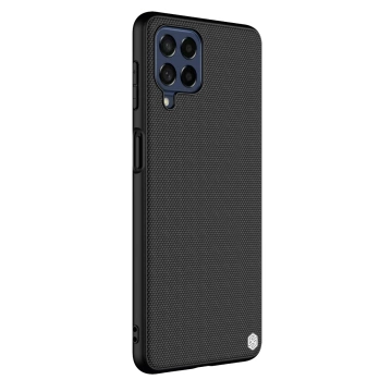 Nillkin Textured Case Strapazierfähige, verstärkte Hülle mit Gelrahmen und Nylon auf der Rückseite Samsung Galaxy M53 5G schwarz