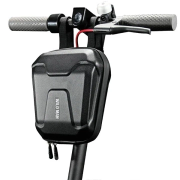 Сумка для самоката WILDMAN TS9 2.5L Чорна сумка на кермо PU EVA