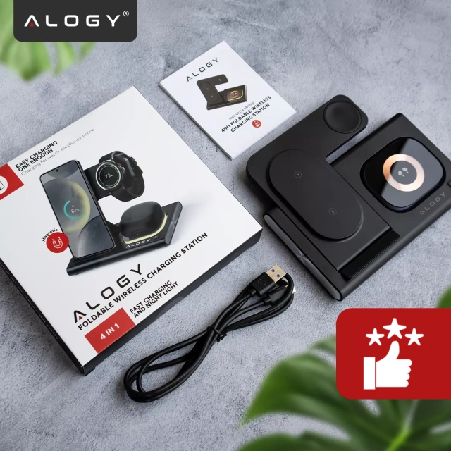 Wireless Charger for Samsung: 3 in 1 Wireless Charging Station for Samsung Galaxy Watch 7/6/5/4/3 Pro Classic, Galaxy Buds for S24 Ultra, S23, S22, S21, S20, Note 20/10, Z Fold