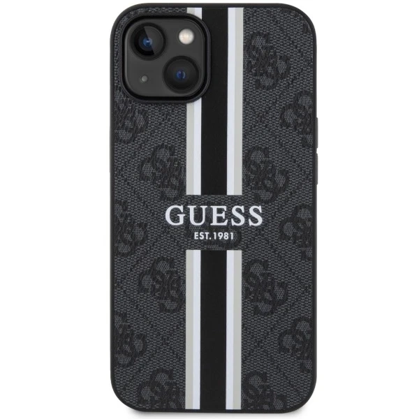 Etui Guess GUHMP14SP4RPSK do iPhone 14 6,1" hardcase 4G Printed Stripes MagSafe