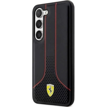 Ferrari case for Samsung Galaxy S23 Plus HardCase Perforated 296-P black