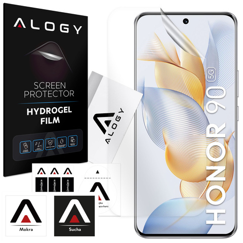 Гідрогелева плівка для Honor 90 5G, захисний екран телефону, Alogy Hydrogel Film