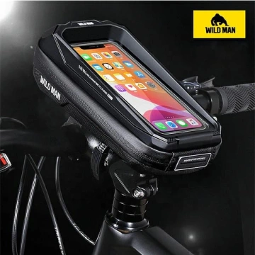 Чохол/тримач для велосипеда WILDMAN MS33 рамка кошика чорний/чорний