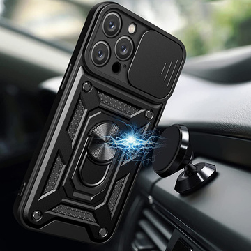 Чохол Alogy Camshield Stand Ring Case with Camera Cover для Apple iPhone 14 Pro Max Glass