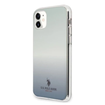 US Polo Gradient Pattern Collection iPhone 11 blue/blue phone case