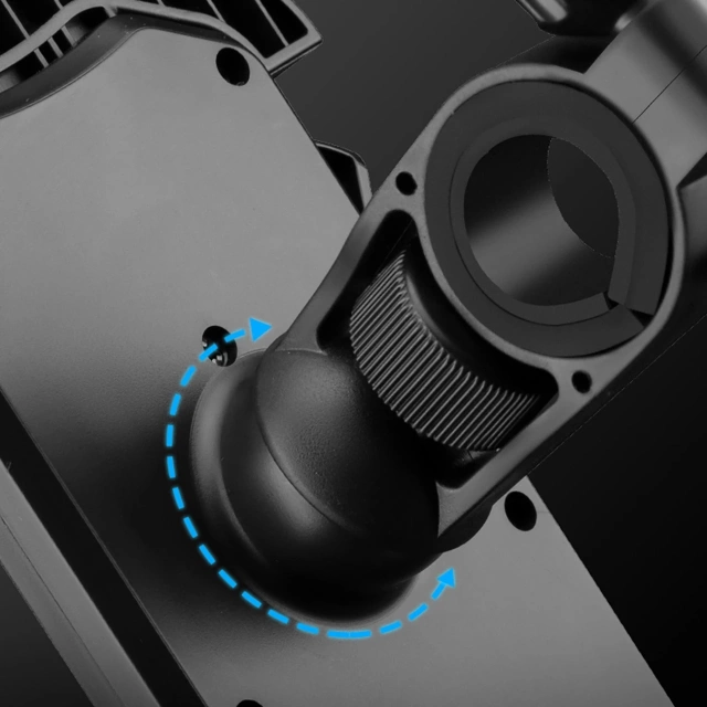 Držiak na bicykel Rockbros pre riadidlá 4,7-6,8″ – čierny