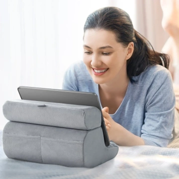 Stojan na tablet UGREEN velur přeložený šedý (60646 LP473)