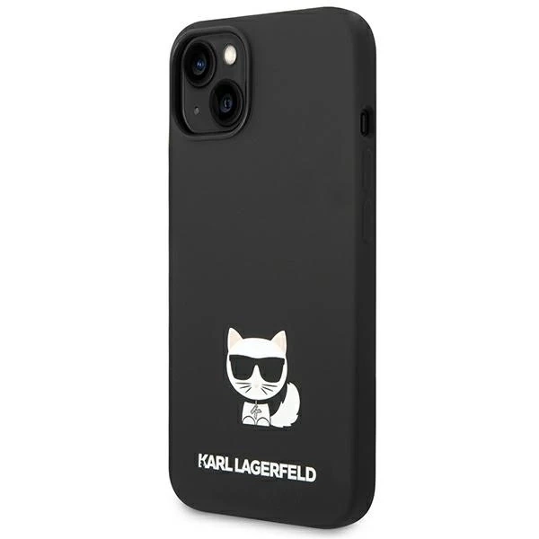 Etui Karl Lagerfeld KLHCP14MSLCTBK pro iPhone 14 Plus 6,7" pevný obal silikonové tělo Choupette