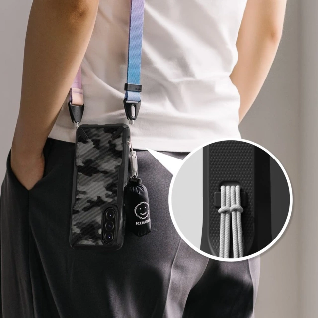 Galaxy A36 / A56 5G Ringke Fusion X Camo Black Protective Case