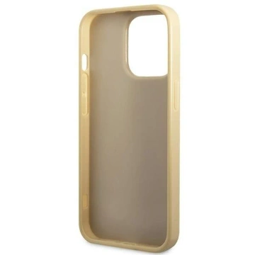 Etui Guess GUHCP14LHGGSHD für Apple iPhone 14 Pro 6,1" Złoty/Gold Hard Case Glitter Script