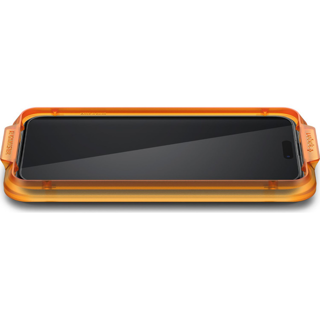 Tvrzené sklo Spigen Alm Glass FC 2-Pack pro Apple iPhone 15 Black