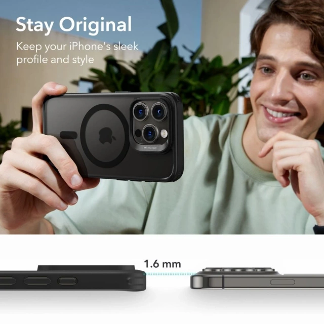 Etui ESR CH Halolock MagSafe для Apple iPhone 15 Pro Frosted Black