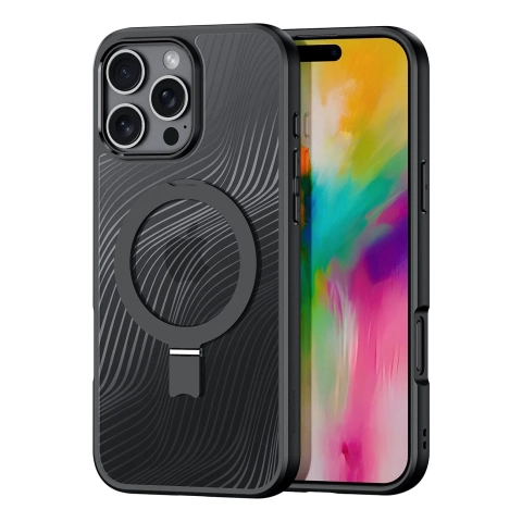 Ochranný kryt pre iPhone 16 Pro Max Dux Ducis Aimo Mag čierny