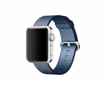 Řemínek Apple Watch MPW82ZM/A 42/44/45 mm Woven Nylon Band navy/navy