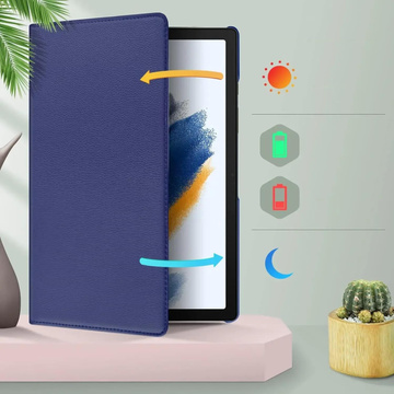 Puzdro pre Samsung Galaxy Tab A9 Plus 2023 11" (X210/X215/X216) Otočný kryt na tablet Flip Cover Puzdro Alogy Navy Blue Glass