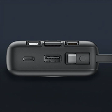 Powerbanka Externí baterie (POWER BANK) VEGER C20 - 20 000 mAh (Micro Type C Lightning 8-pin) černá W2047