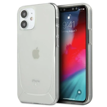 Etui ochronne Mercedes MEHCP12SARCT do Apple iPhone 12 Mini 5,4" priehľadné pevné puzdro Transparent Line