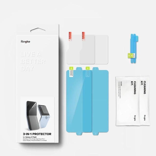 Ringke 3-v-1 Protector 2-set Galaxy Z Flip 6 Clear