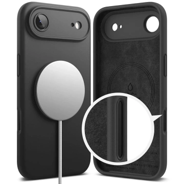 Etui do iPhone 17 Air Ringke Silicone Magnetic MagSafe Czarne