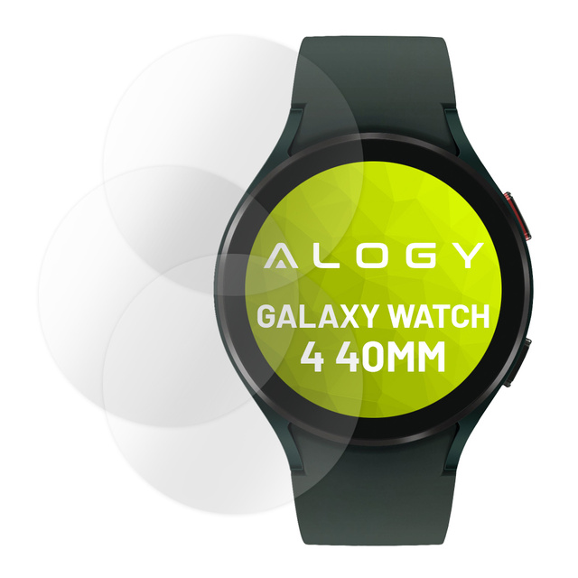 3x Folia hydrożelowa Alogy Hydrogel do Samsung Galaxy Watch 4 40 mm