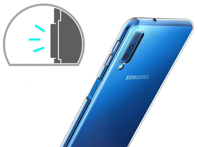 Alogy silikónové puzdro kryt puzdro pre Samsung Galaxy A7 2018 A750 transparentné