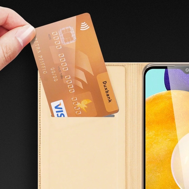 Dux Ducis Skin Pro Holster Cover Flip Cover для Samsung Galaxy A03s золото
