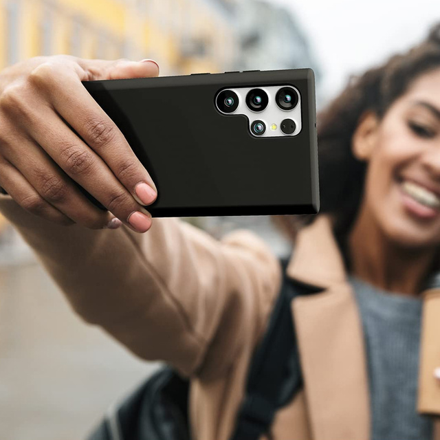 Alogy Thin Soft Case for Samsung Galaxy S22 Ultra Black