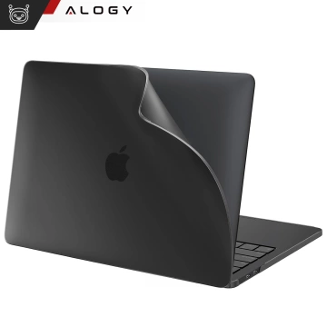 Case for Apple Macbook Air 13 13.3" - 2018-2021 (M1 A2337/A2179/A1932) Alogy AirGuard™ Flexible Case Matte Black
