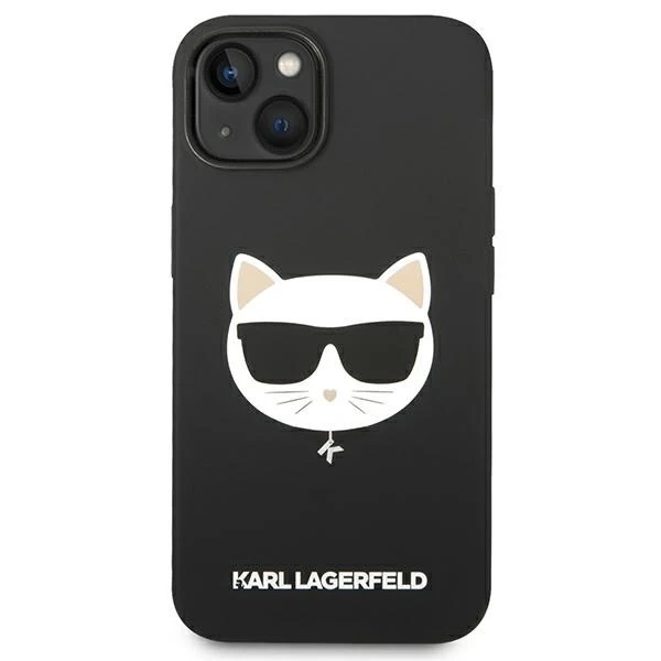 Чохол Etui Karl Lagerfeld KLHMP14MSLCHBK для iPhone 14 Plus 6,7" Hardcase Silicone Choupette Head Magsafe