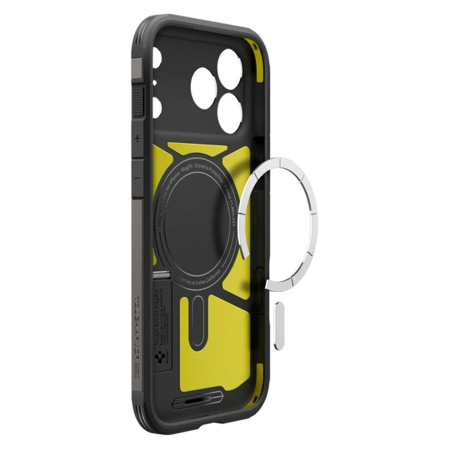 Etui Ochronne do iPhone 17 Pro Max Spigen Tough Armor ”T” Mag MagSafe Gunmetal
