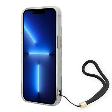 Etui Guess GUOHCP14MHFLSB do Apple iPhone 14 Plus 6,7" niebieski/blue hardcase Flower Strap