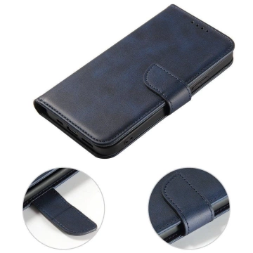 Magnet Case elegantní kryt pouzdra s chlopní a funkcí stojánku pro Samsung Galaxy A03s (166.5) modrý