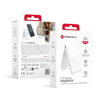 Powerbank Forcell MagStand 10000mAh MagSafe PD QC 15W USB-C Stand
