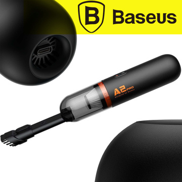 Автомобільний акумуляторний пилосос Baseus A2Pro 6000Pa (чорний)