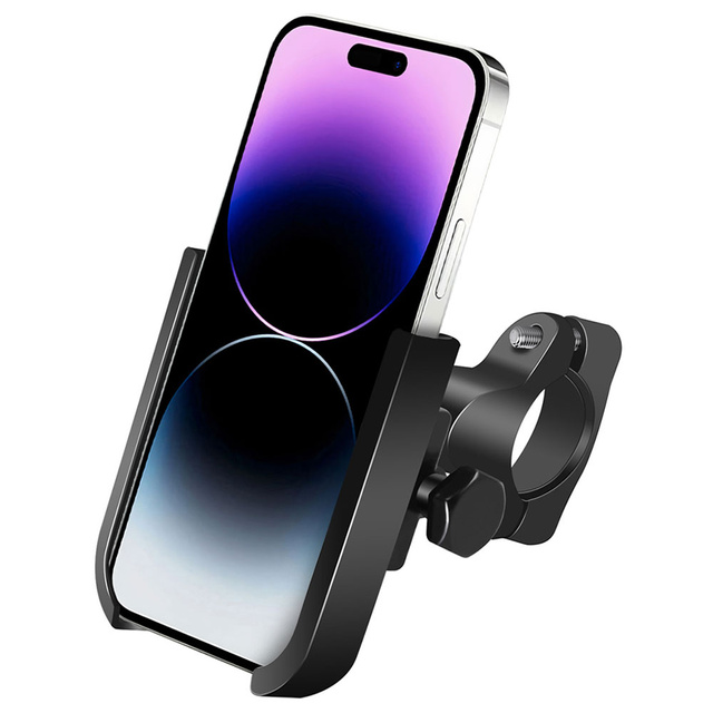 Držák na kolo Alogy Metal Bike Holder na telefon na řídítka kola a koloběžky Černá