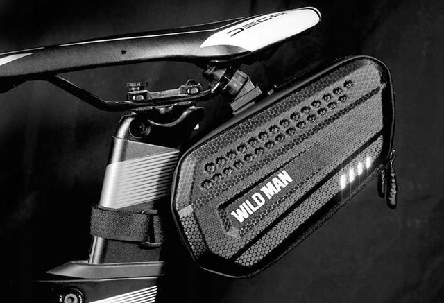 Beuteltasche Fahrradtasche Fahrradhalter Wildman Bag ES7 1.2l Schwarz