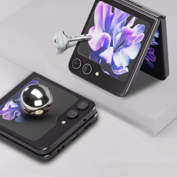 Whitestone Ez Glass 2er-Pack gehärtetes Glas für Samsung Galaxy Z Flip 5 Clear