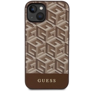 Etui Guess GUHMP14SHGCFSEW na iPhone 14 6,1" pevný obal GCube Stripes MagSafe