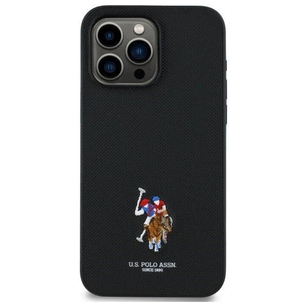 Etui do iPhone 15 Pro Max US Polo Embroidered DH Color Czarne
