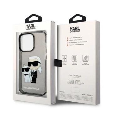 Etui Karl Lagerfeld KLHCP14XHNKCTGK do iPhone 14 Pro Max 6,7" hardcase Gliter Karl