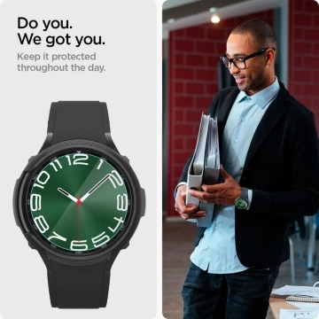Tvrdené sklo Spigen Glas.tr „Ez-Fit“ v dvoch baleniach pre Samsung Galaxy Watch 6 Classic (47 mm) číre