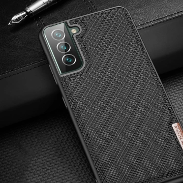 Dux Ducis Fino case cover covered with nylon material for Samsung Galaxy S22 green
