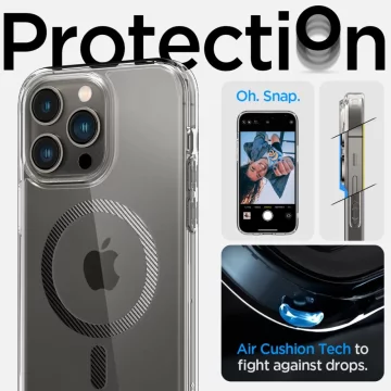 Etui ochronne Spigen Ultra Hybrid Mag do Magsafe pro Apple iPhone 14 Pro Max Carbon Fiber