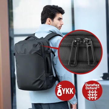 Mark Ryden 17.3" Laptop Travel Backpack, Versatile and Waterproof, 28L (49×33×12 cm) - Black