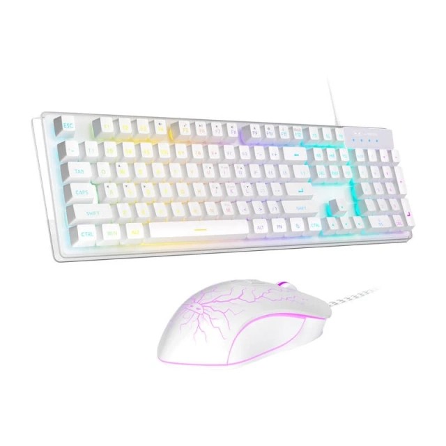 Дротова клавіатура MageGee K1 Mouse White